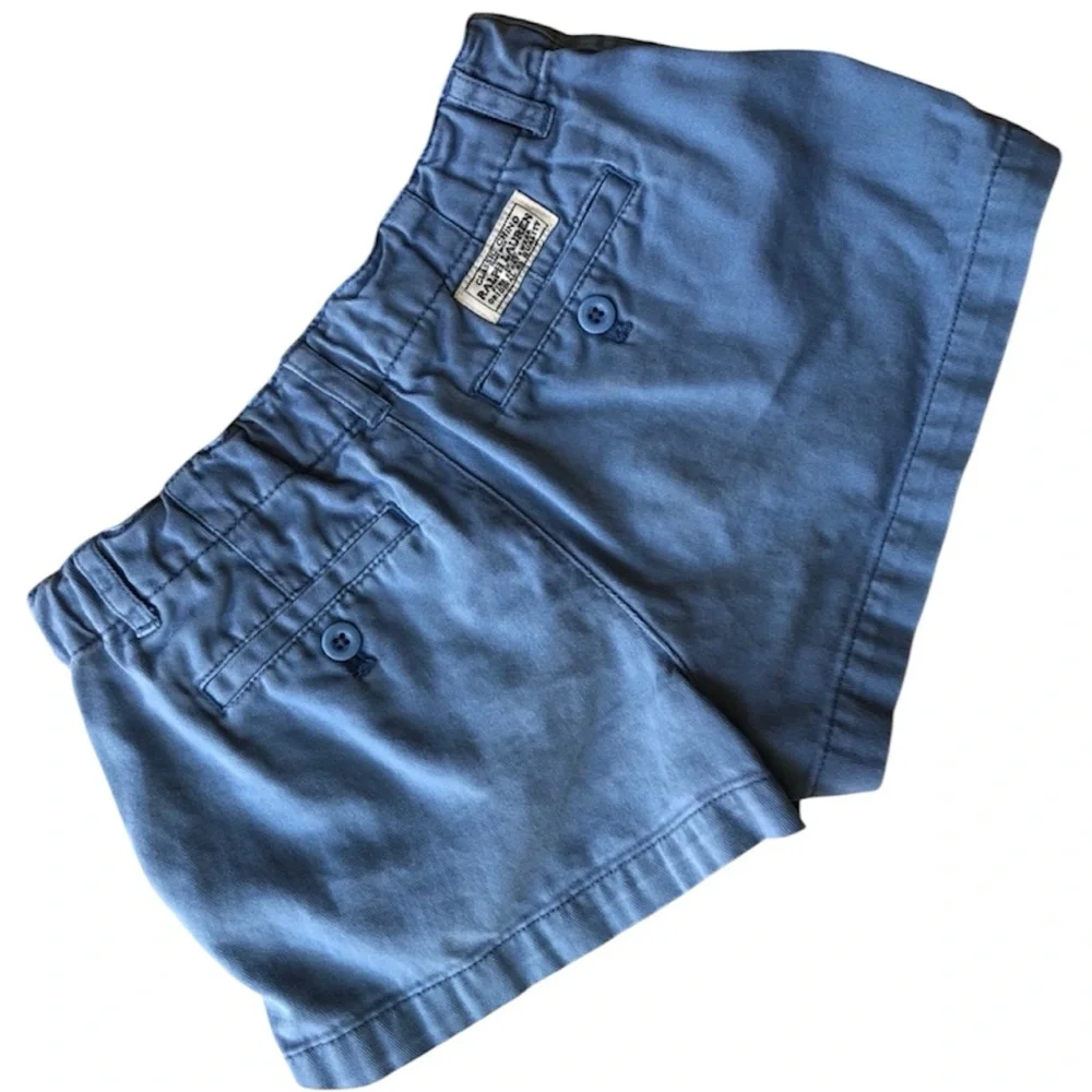 Ralph Lauren Shorts Adjustable Waist Cornflower Blue Girls Size 6X